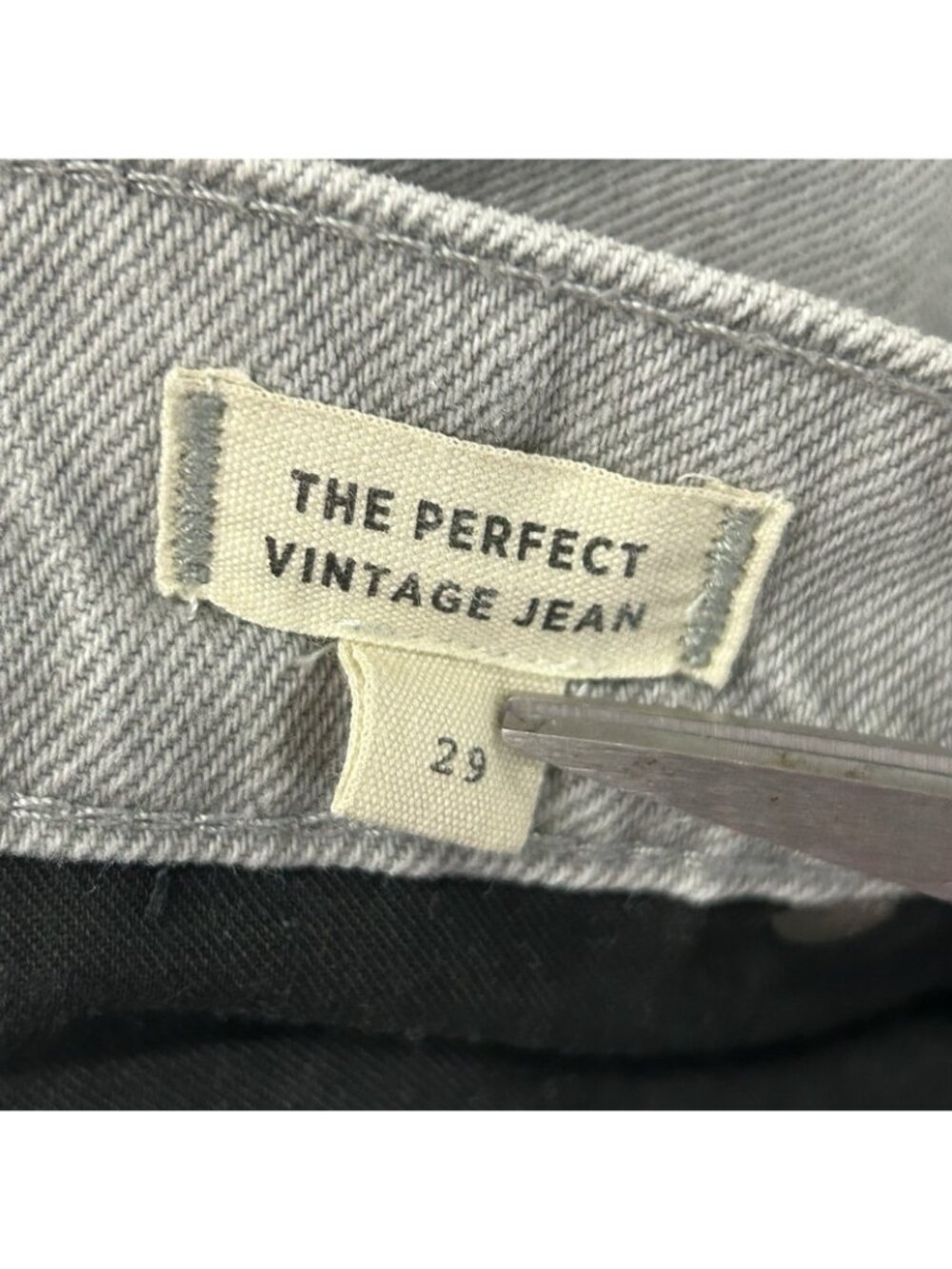 Madewell The Perfect Vintage Jean Women's Size 29 Gray Wash High Rise Denim - Picture 5 of 16